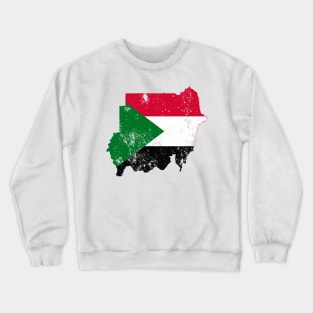 Sudan flag Crewneck Sweatshirt